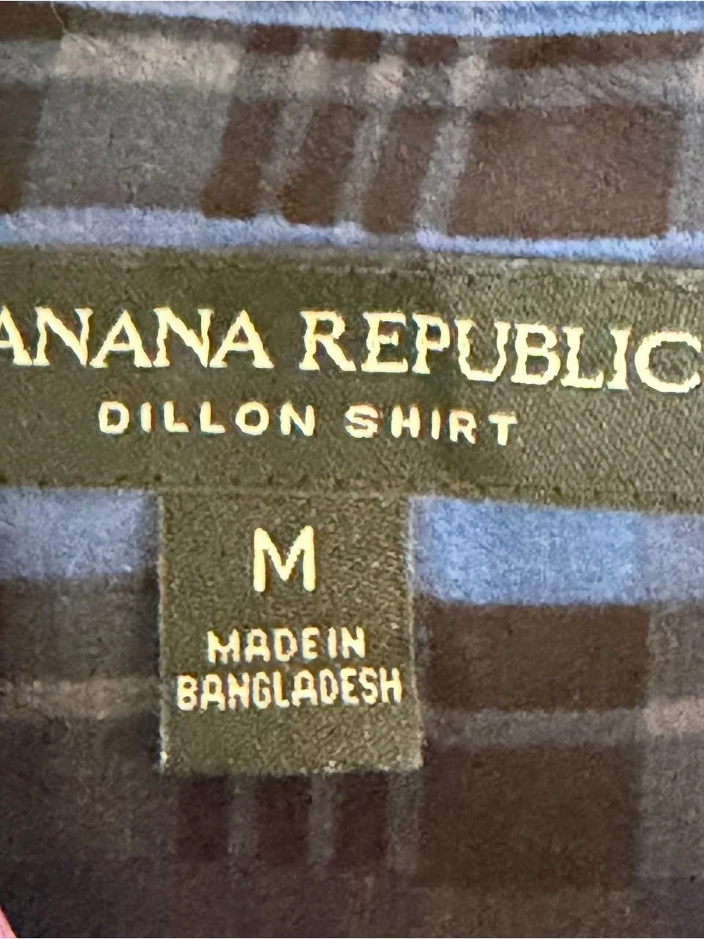 Banana Republic Dillon Shirt Womens Medium Plaid Ruffled Long Sleeve Peasant NEW